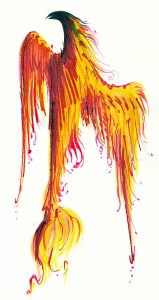 Fenixul - ilustratie de George Romila